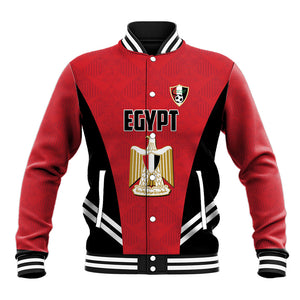 Custom Egypt Football Baseball Jacket 2026 Glory Run Red Edition