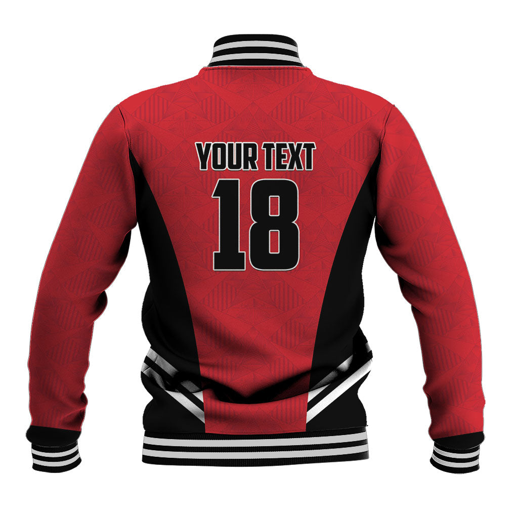 Custom Egypt Football Baseball Jacket 2026 Glory Run Red Edition