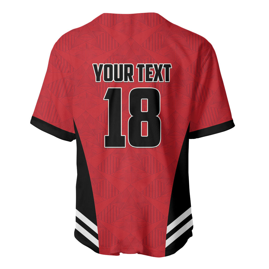 Custom Egypt Football Baseball Jersey 2026 Glory Run Red Edition