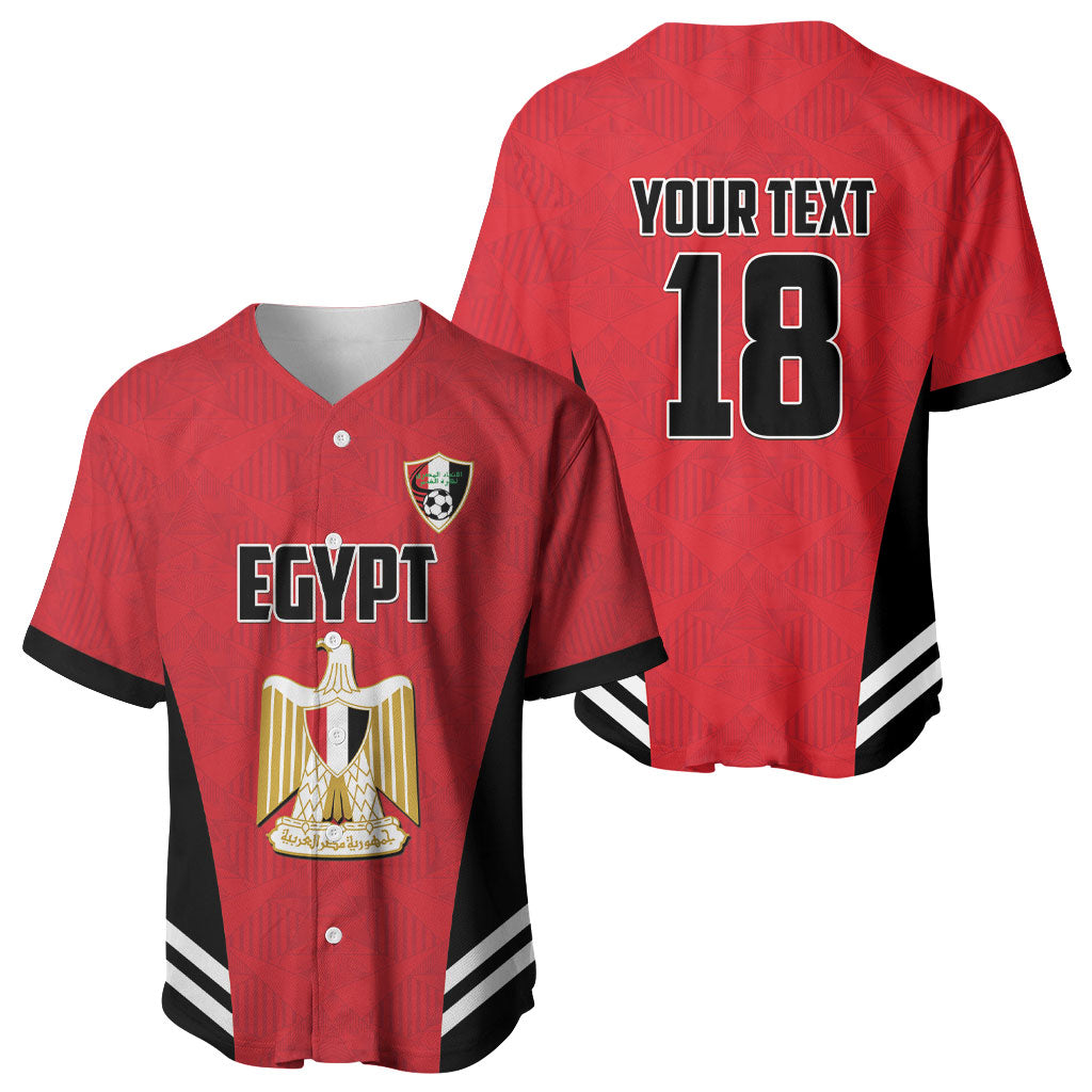 Custom Egypt Football Baseball Jersey 2026 Glory Run Red Edition