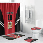Custom Egypt Football Bathroom Set 2026 Glory Run Red Edition