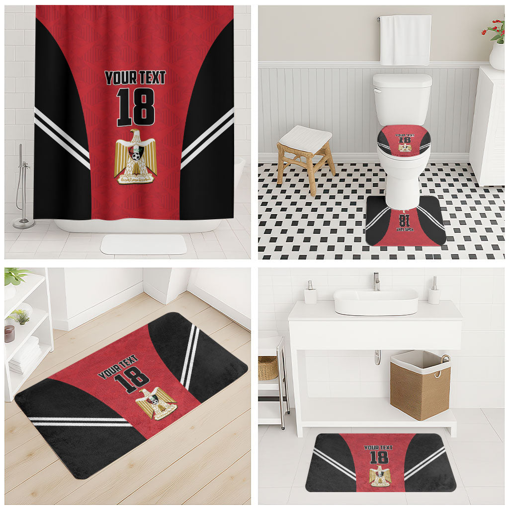 Custom Egypt Football Bathroom Set 2026 Glory Run Red Edition