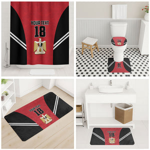 Custom Egypt Football Bathroom Set 2026 Glory Run Red Edition