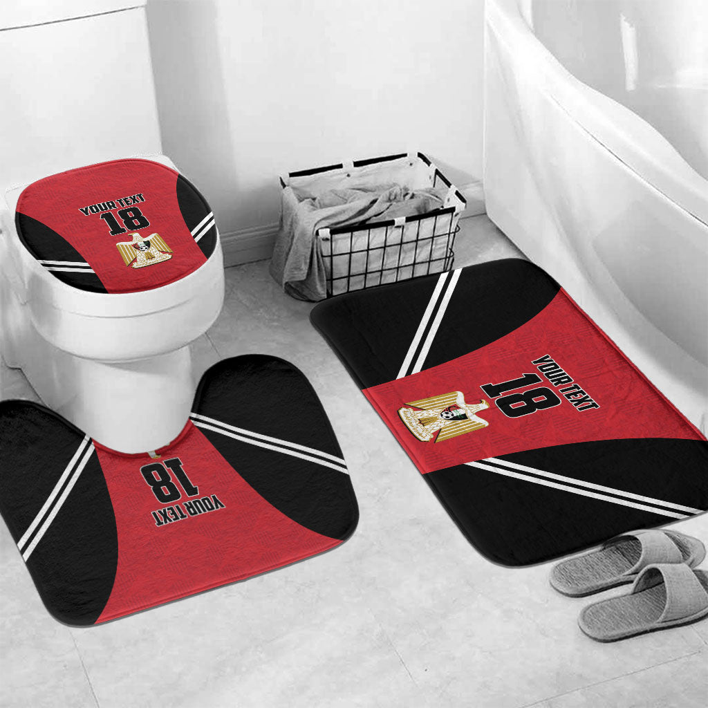 Custom Egypt Football Bathroom Set 2026 Glory Run Red Edition