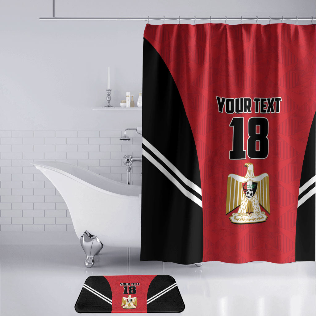 Custom Egypt Football Bathroom Set 2026 Glory Run Red Edition