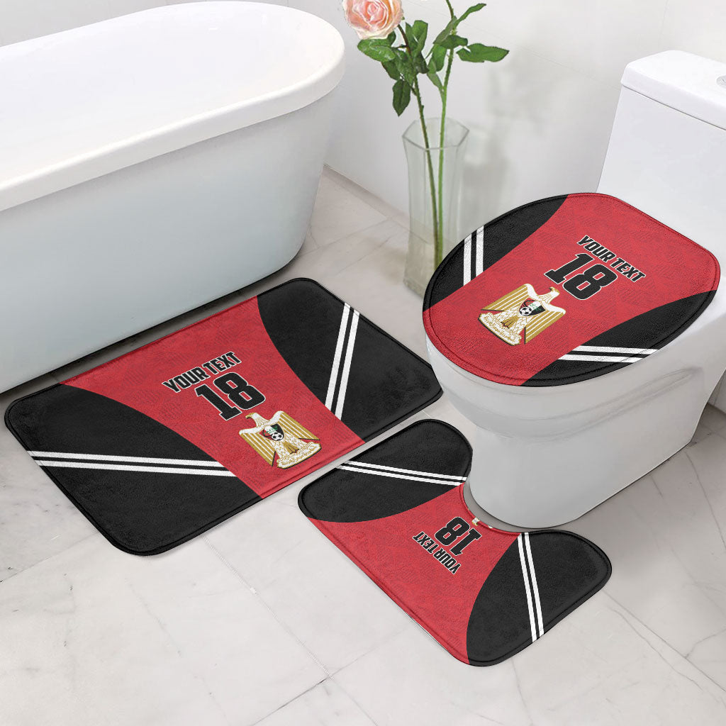 Custom Egypt Football Bathroom Set 2026 Glory Run Red Edition