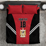 Custom Egypt Football Bedding Set 2026 Glory Run Red Edition