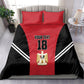 Custom Egypt Football Bedding Set 2026 Glory Run Red Edition