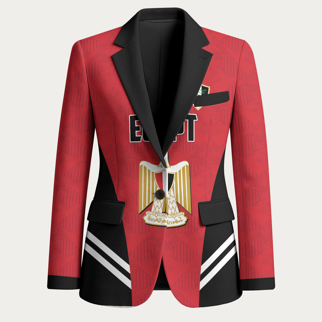 Custom Egypt Football Blazer 2026 Glory Run Red Edition