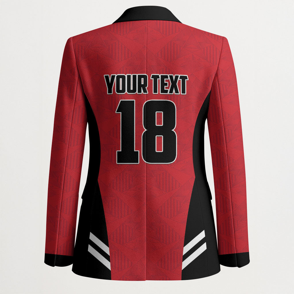 Custom Egypt Football Blazer 2026 Glory Run Red Edition