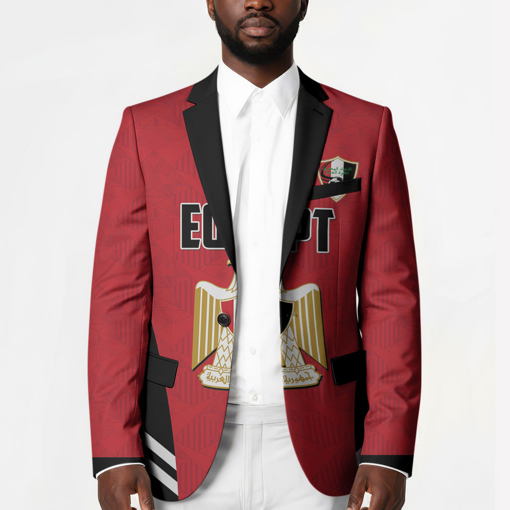 Custom Egypt Football Blazer 2026 Glory Run Red Edition