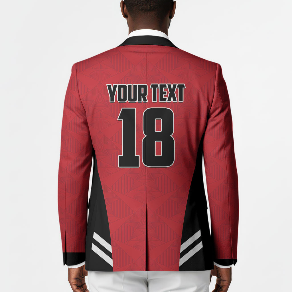 Custom Egypt Football Blazer 2026 Glory Run Red Edition