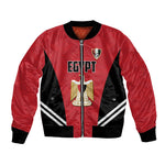 Custom Egypt Football Bomber Jacket 2026 Glory Run Red Edition