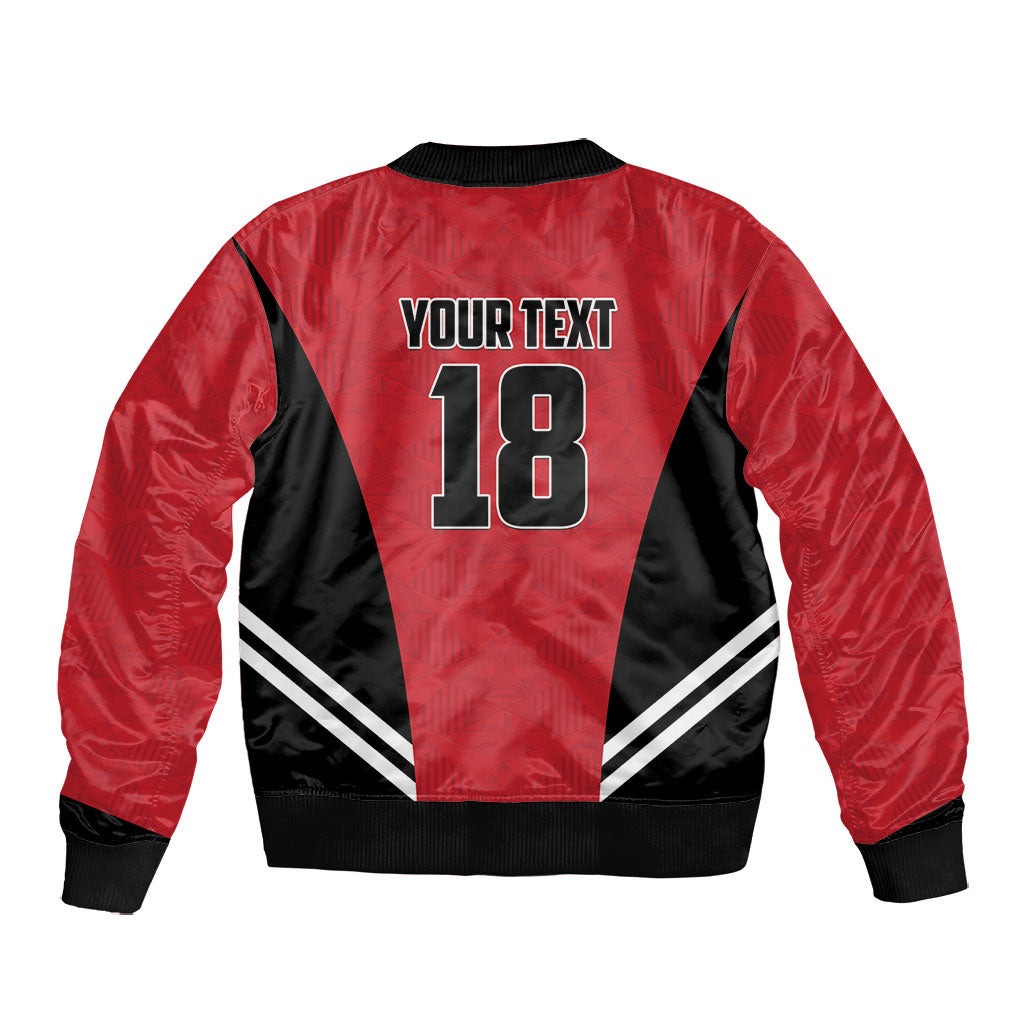 Custom Egypt Football Bomber Jacket 2026 Glory Run Red Edition