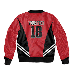 Custom Egypt Football Bomber Jacket 2026 Glory Run Red Edition