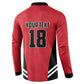 Custom Egypt Football Button Sweatshirt 2026 Glory Run Red Edition