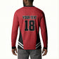 Custom Egypt Football Button Sweatshirt 2026 Glory Run Red Edition