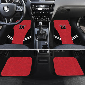 Custom Egypt Football Car Mats 2026 Glory Run Red Edition