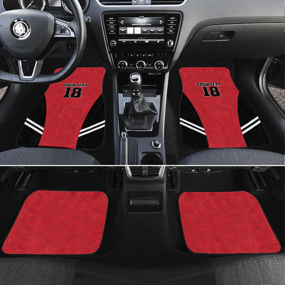 Custom Egypt Football Car Mats 2026 Glory Run Red Edition