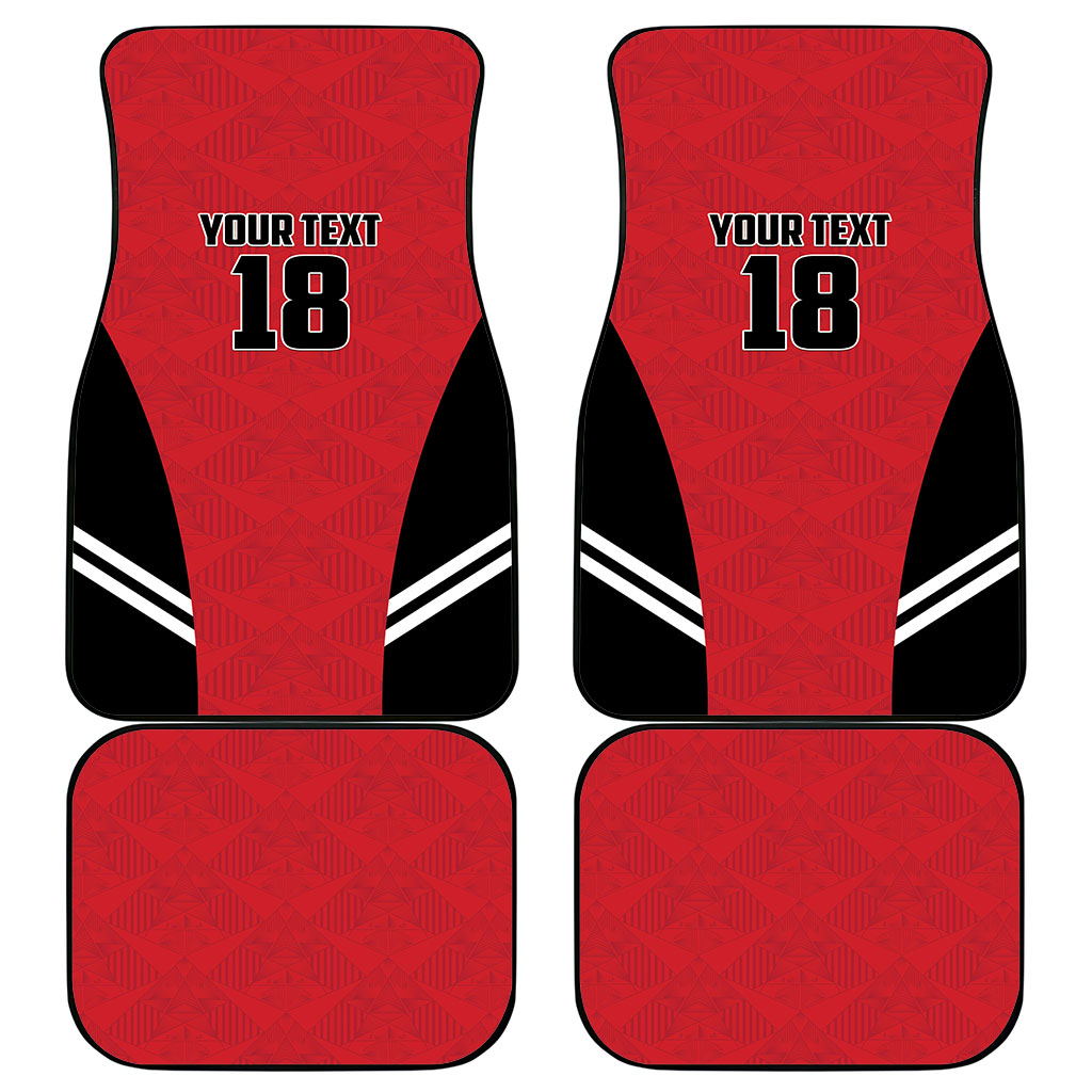 Custom Egypt Football Car Mats 2026 Glory Run Red Edition