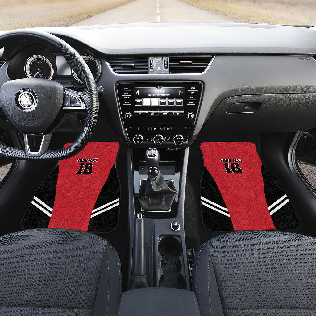 Custom Egypt Football Car Mats 2026 Glory Run Red Edition