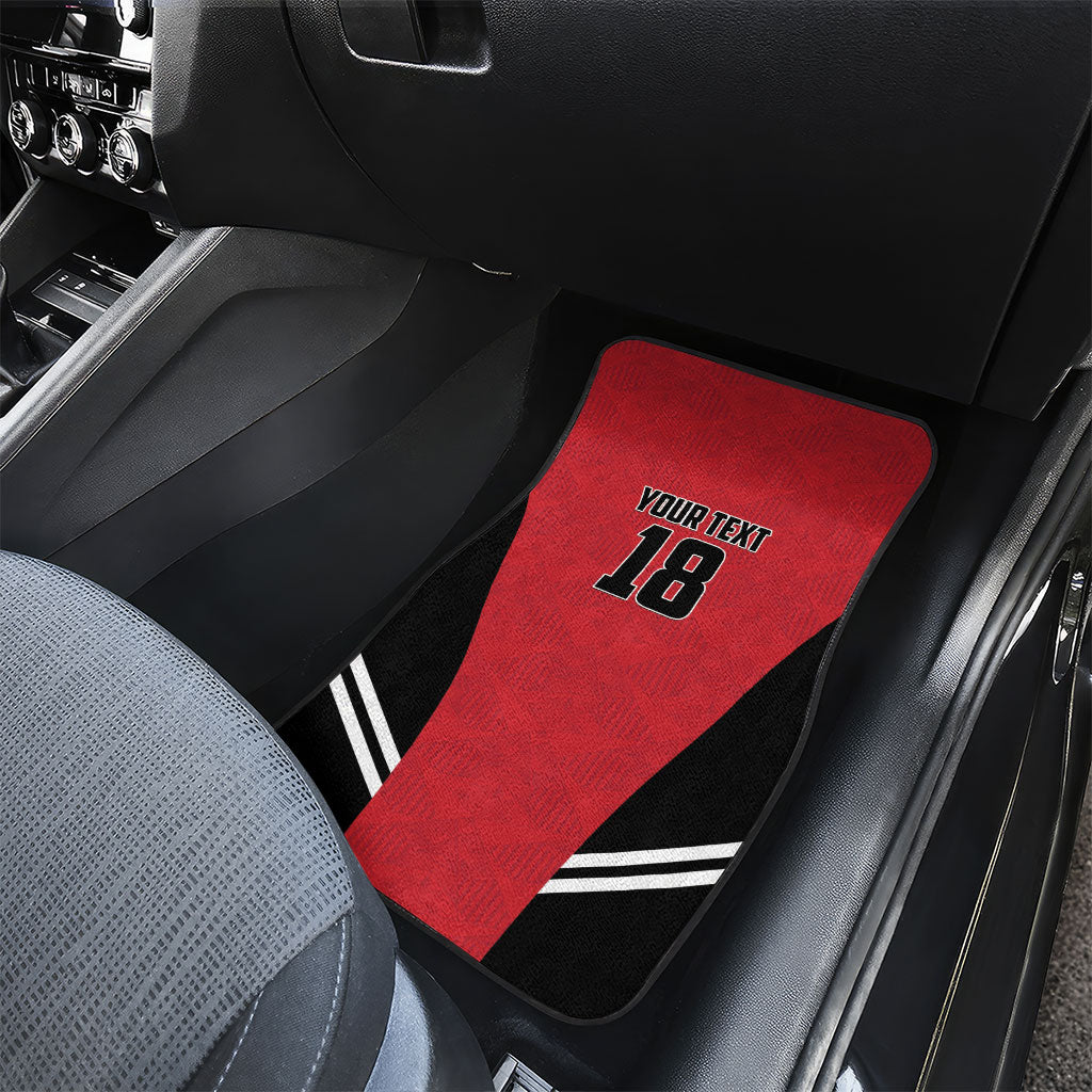 Custom Egypt Football Car Mats 2026 Glory Run Red Edition