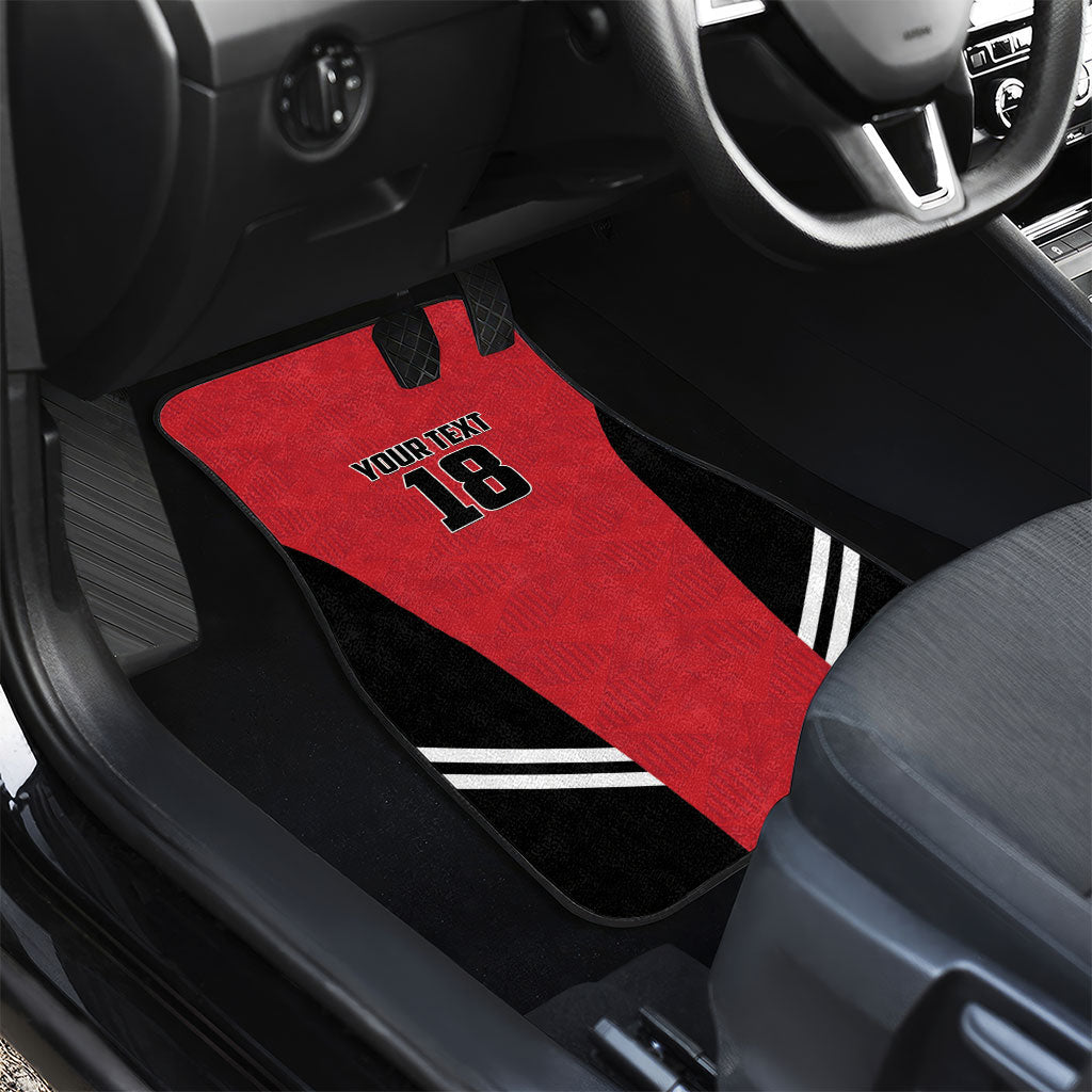 Custom Egypt Football Car Mats 2026 Glory Run Red Edition