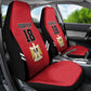 Custom Egypt Football Car Seat Cover 2026 Glory Run Red Edition