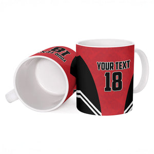 Custom Egypt Football Ceramic Mug 2026 Glory Run Red Edition