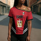 Custom Egypt Football Cross Shoulder Shirt 2026 Glory Run Red Edition