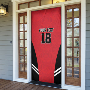 Custom Egypt Football Door Cover 2026 Glory Run Red Edition