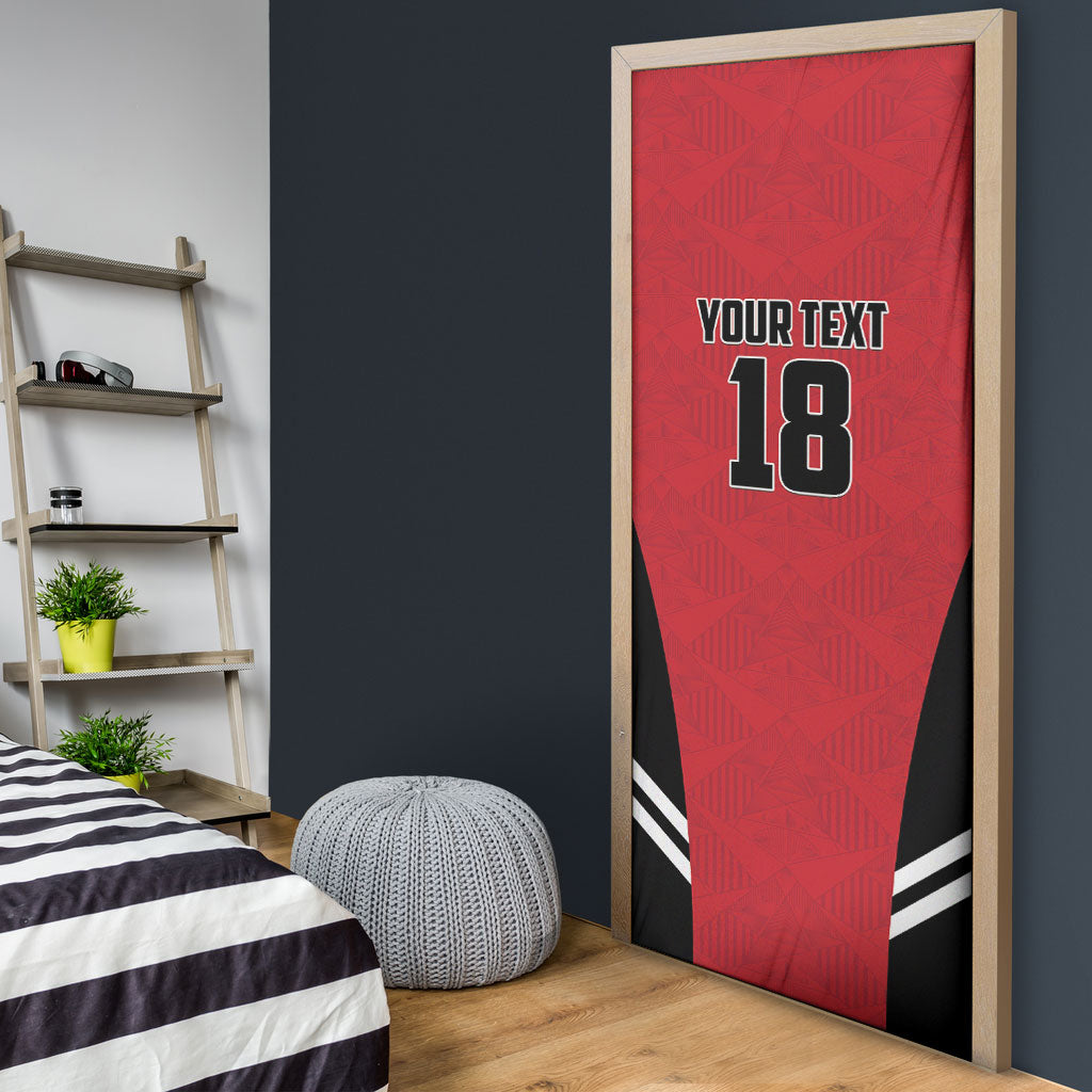 Custom Egypt Football Door Cover 2026 Glory Run Red Edition