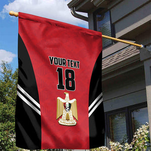 Custom Egypt Football Garden Flag 2026 Glory Run Red Edition