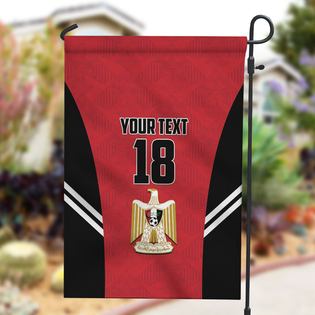 Custom Egypt Football Garden Flag 2026 Glory Run Red Edition