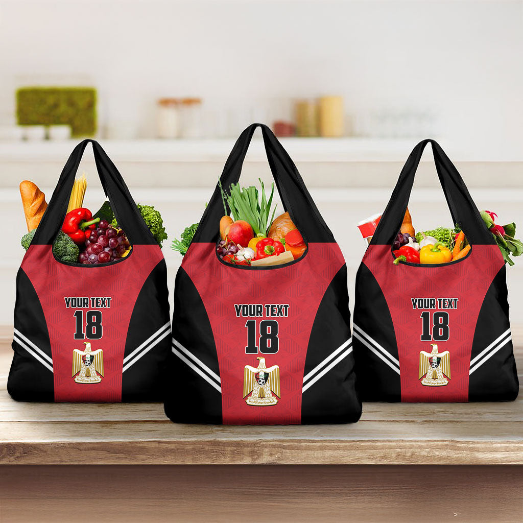 Custom Egypt Football Grocery Bag 2026 Glory Run Red Edition