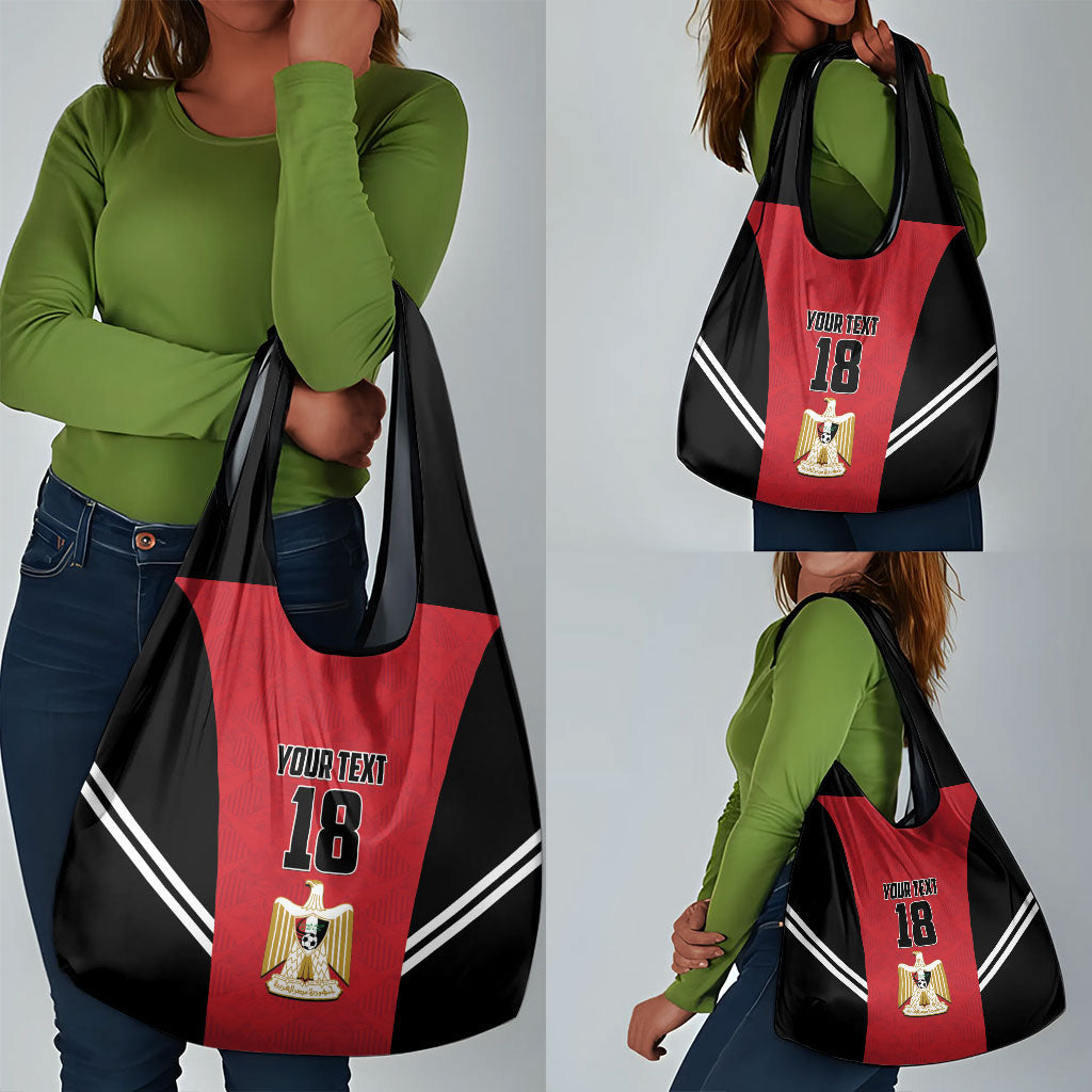 Custom Egypt Football Grocery Bag 2026 Glory Run Red Edition