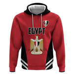 Custom Egypt Football Hoodie 2026 Glory Run Red Edition