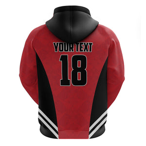 Custom Egypt Football Hoodie 2026 Glory Run Red Edition