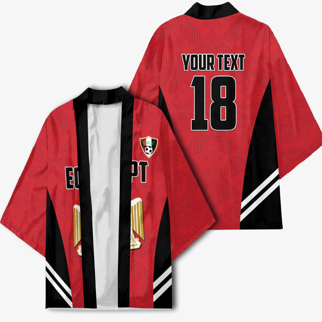 Custom Egypt Football Kimono 2026 Glory Run Red Edition