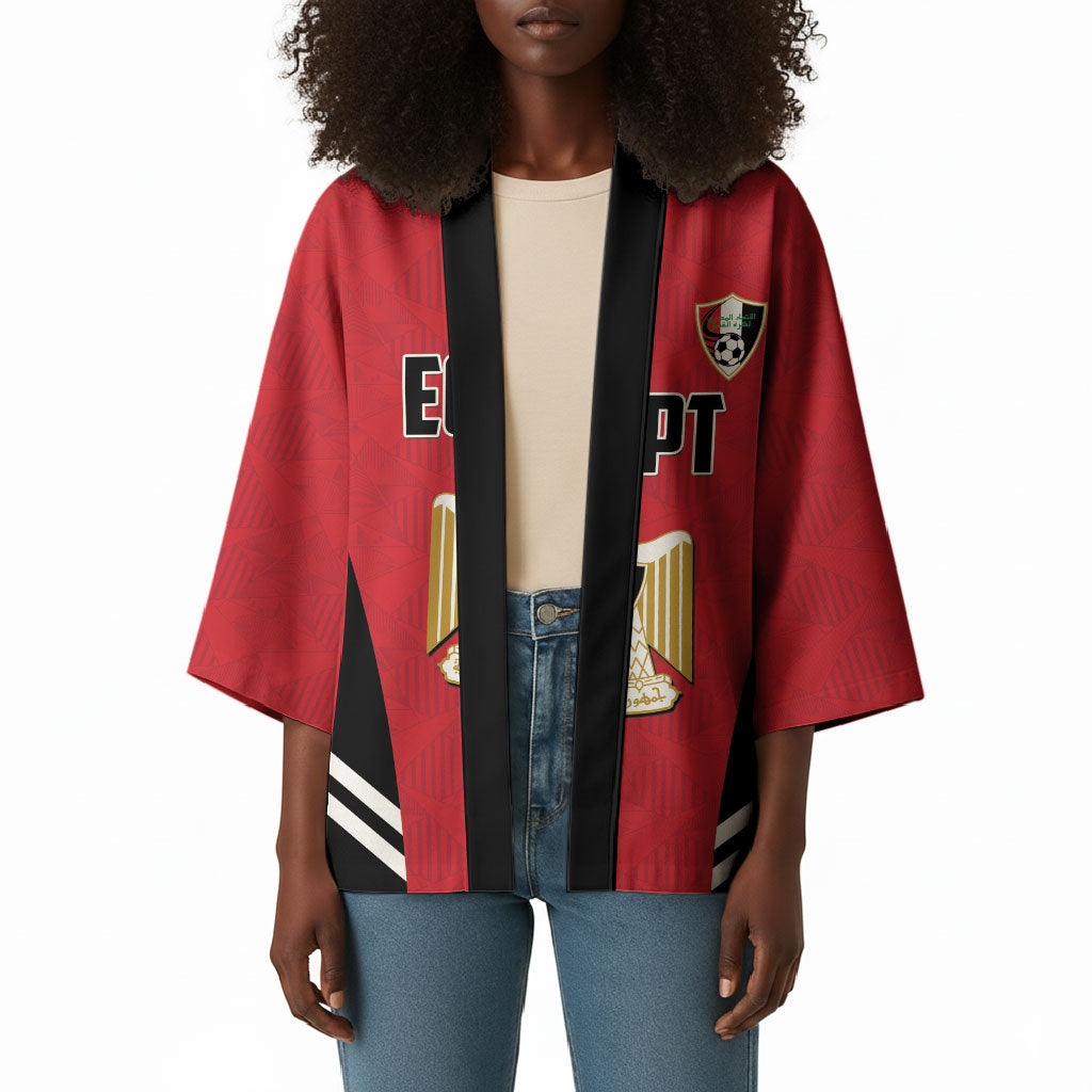 Custom Egypt Football Kimono 2026 Glory Run Red Edition