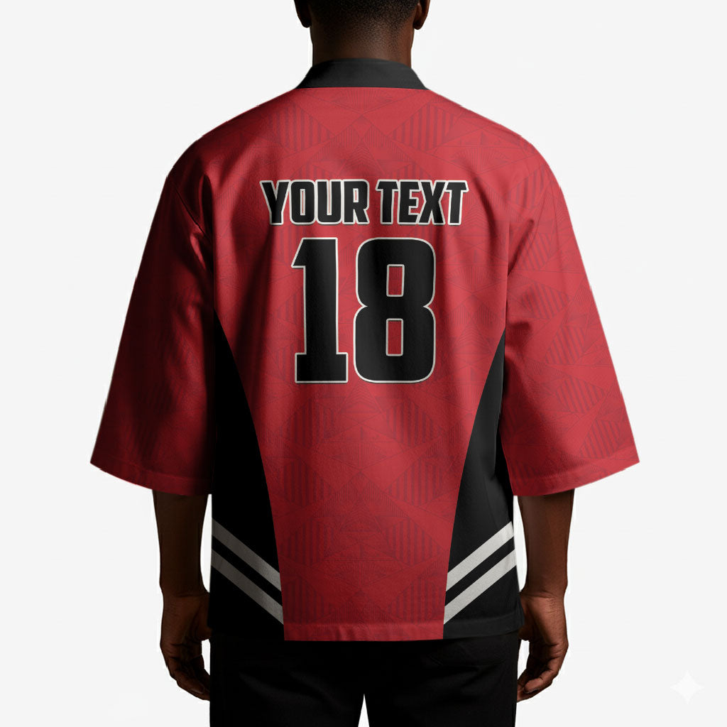 Custom Egypt Football Kimono 2026 Glory Run Red Edition