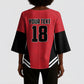 Custom Egypt Football Kimono Sleeve Blouse 2026 Glory Run Red Edition