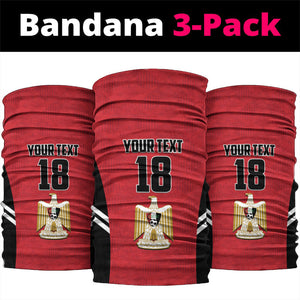 Custom Egypt Football Neck Gaiter 2026 Glory Run Red Edition