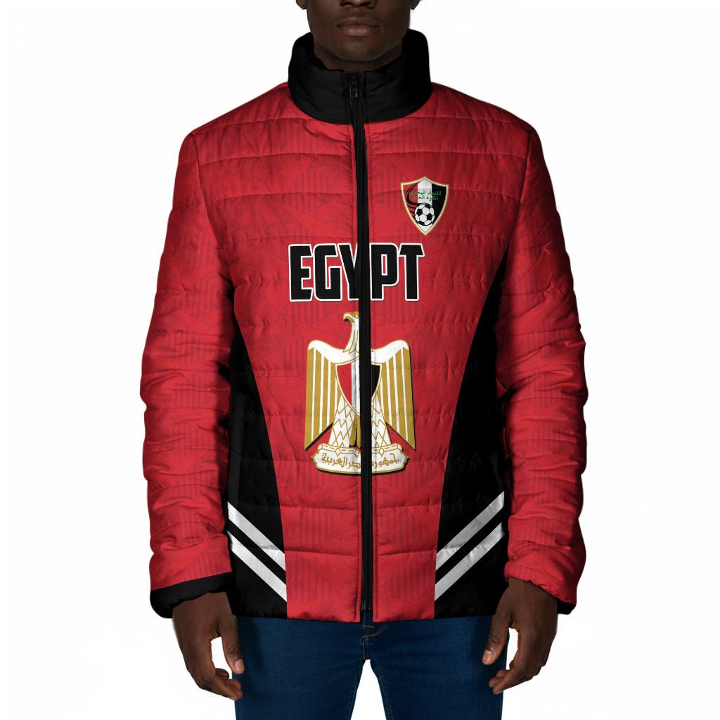 Custom Egypt Football Padded Jacket 2026 Glory Run Red Edition
