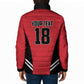 Custom Egypt Football Padded Jacket 2026 Glory Run Red Edition