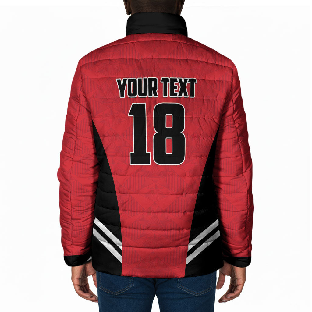 Custom Egypt Football Padded Jacket 2026 Glory Run Red Edition