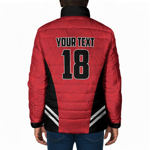 Custom Egypt Football Padded Jacket 2026 Glory Run Red Edition