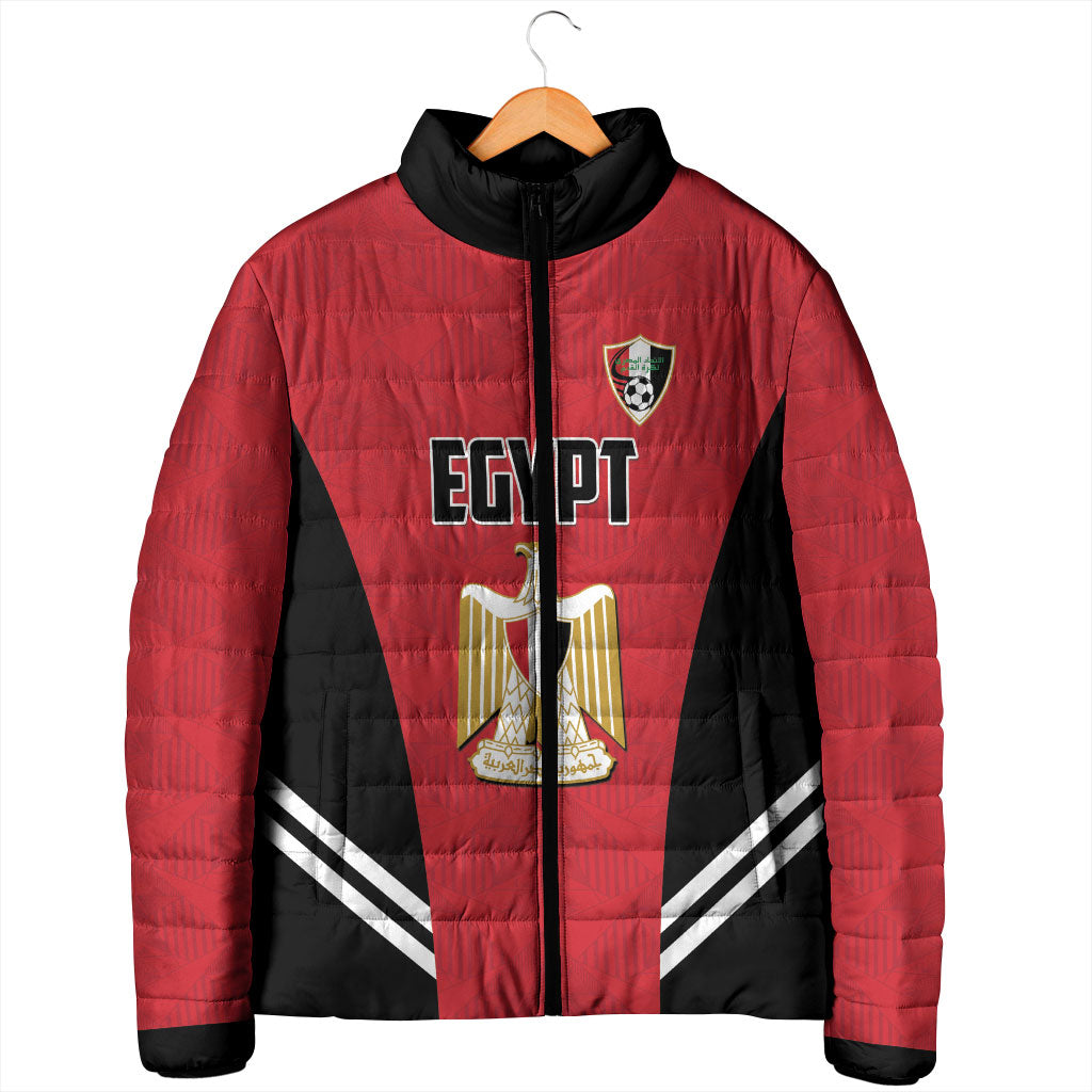Custom Egypt Football Padded Jacket 2026 Glory Run Red Edition