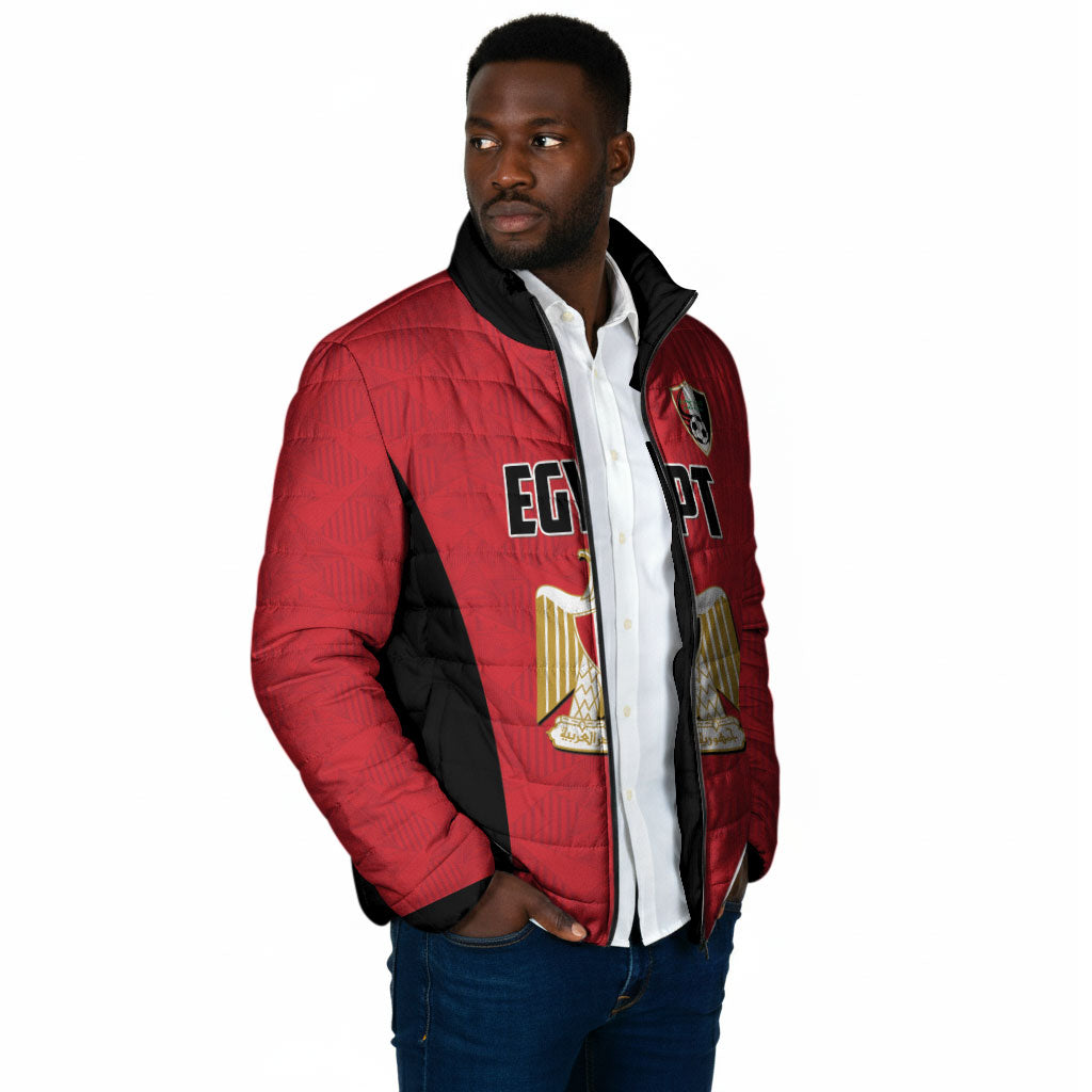 Custom Egypt Football Padded Jacket 2026 Glory Run Red Edition