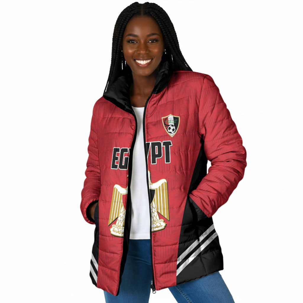 Custom Egypt Football Padded Jacket 2026 Glory Run Red Edition